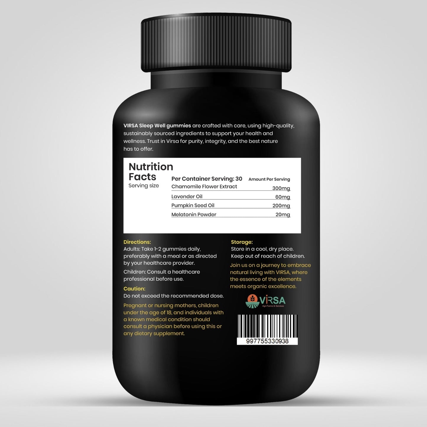 Sleep Well Gummies for Sleep Aid, Stress & Anxiety Relief