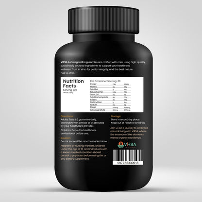 Ashwagandha Gummies for Stress Relief & Energy Booster