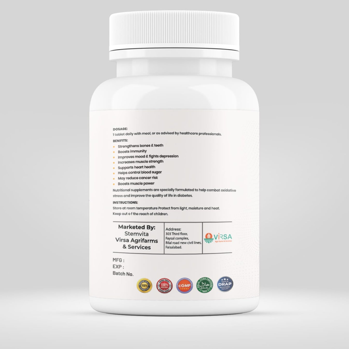 Mighty D3 DIOD 5000IU – Vitamin D3 for Bone & Immune Health