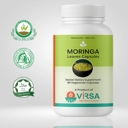 Moringa Capsules for Energy, Detox & Immunity Booster