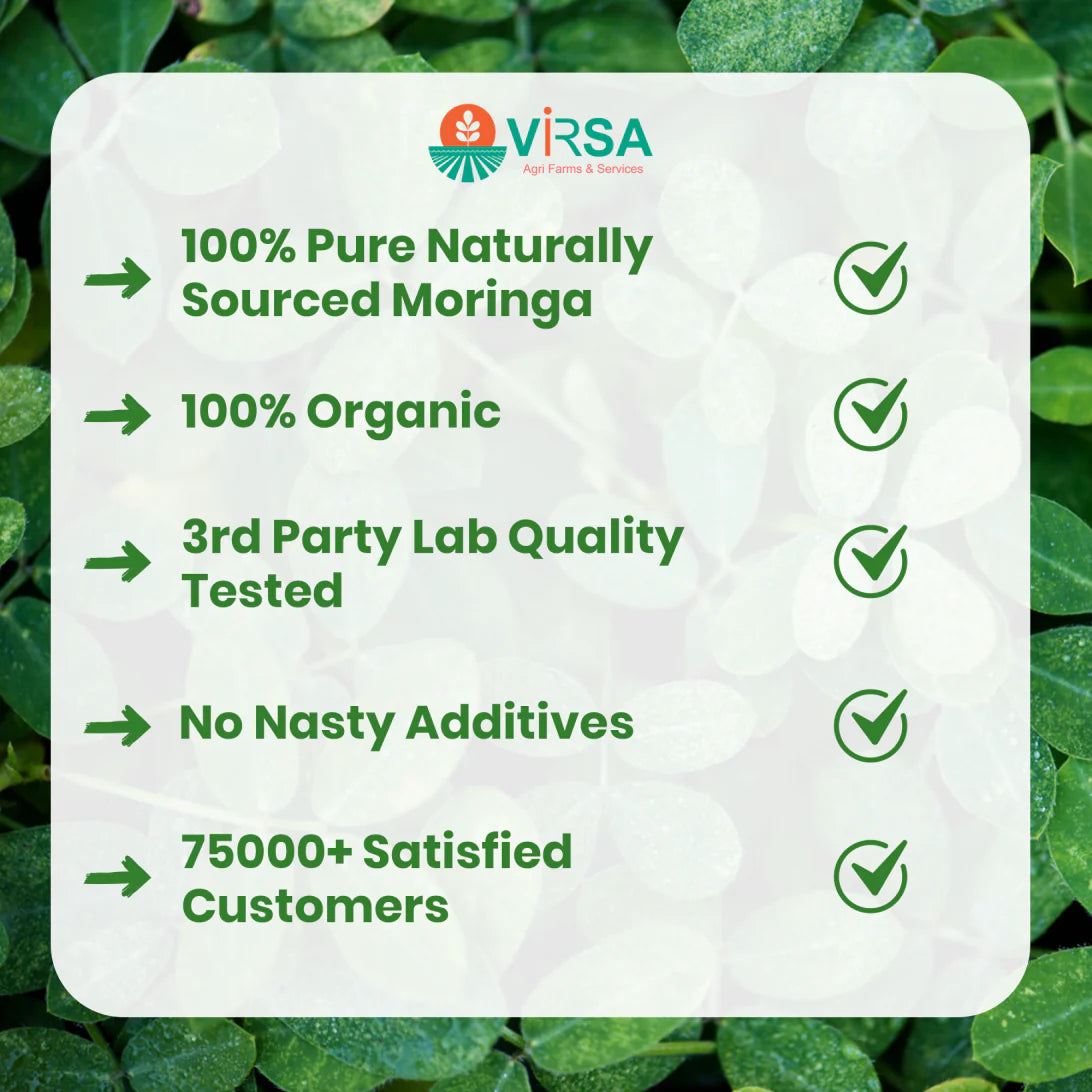 Moringa Capsules for Energy, Detox & Immunity Booster