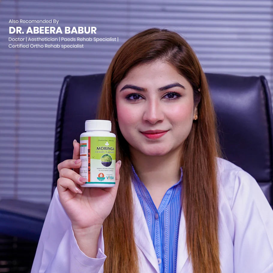 Moringa Capsules for Energy, Detox & Immunity Booster